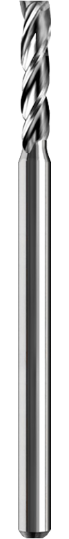 Micro Cortador Vertical, Diam. Cte. 0.0780 pulg, 3 Flautas, Punta Plana - Herramental