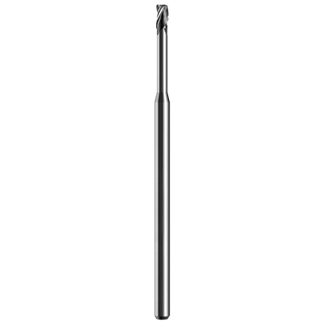 Micro Cortador Vertical, Diam. Cte. 0.0200 pulg, 3 Flautas, Punta Plana SGS