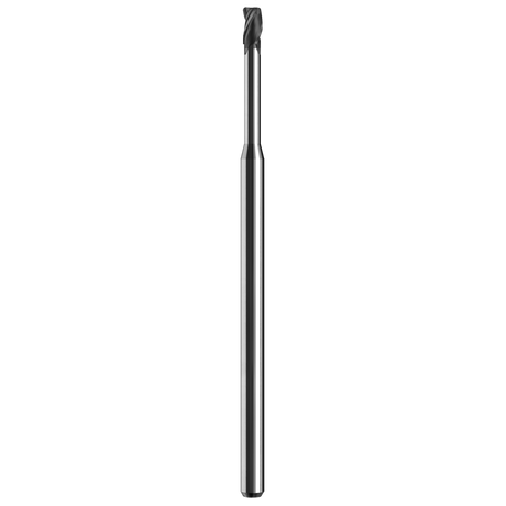 Micro Cortador Vertical, Diam. Cte. 0.0200 pulg, 3 Flautas, Punta Plana SGS