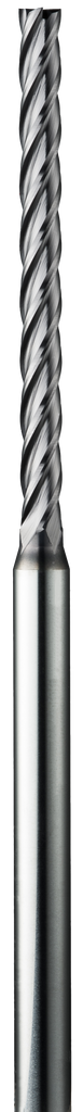 Micro Cortador Vertical, Diam. Cte. 0.0620 pulg, 4 Flautas, Punta Plana - Herramental