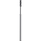 Micro Cortador Vertical, Diam. Cte. 0.0200 pulg, 4 Flautas, Punta Plana SGS