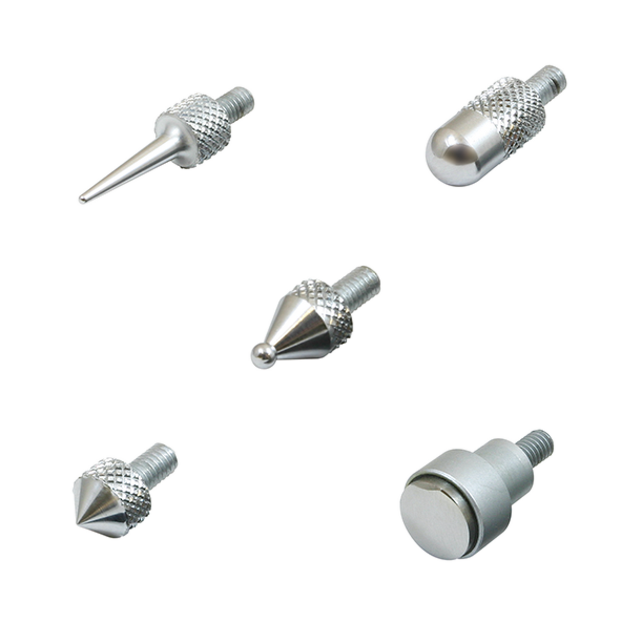 Punta de aguja, M2,5x0,45 D=1mm, 3mm Longitud, Carburo, mm Mitutoyo