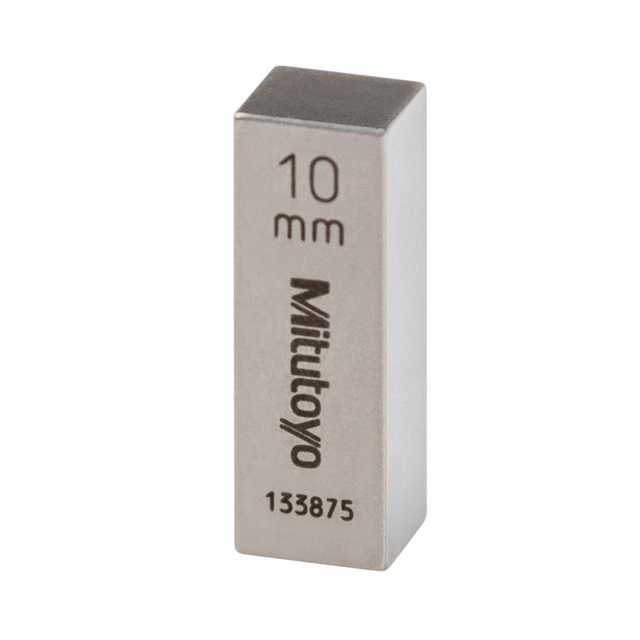 Bloque patrón rectangular, mm, certificado de inspección, ISO, Grado  1, Acero, 6.5mm Mitutoyo