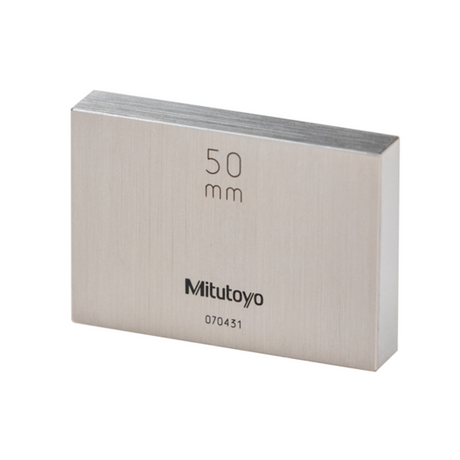 Bloque patrón rectangular, mm, certificado de inspección, ISO, Grado 0, Acero, 80mm Mitutoyo
