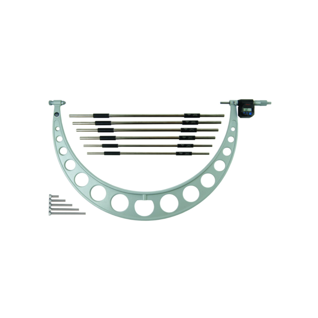 Micrómetros de exteriores con topes intercambiables, con salida de datos SPC, 18 - 24 pulg