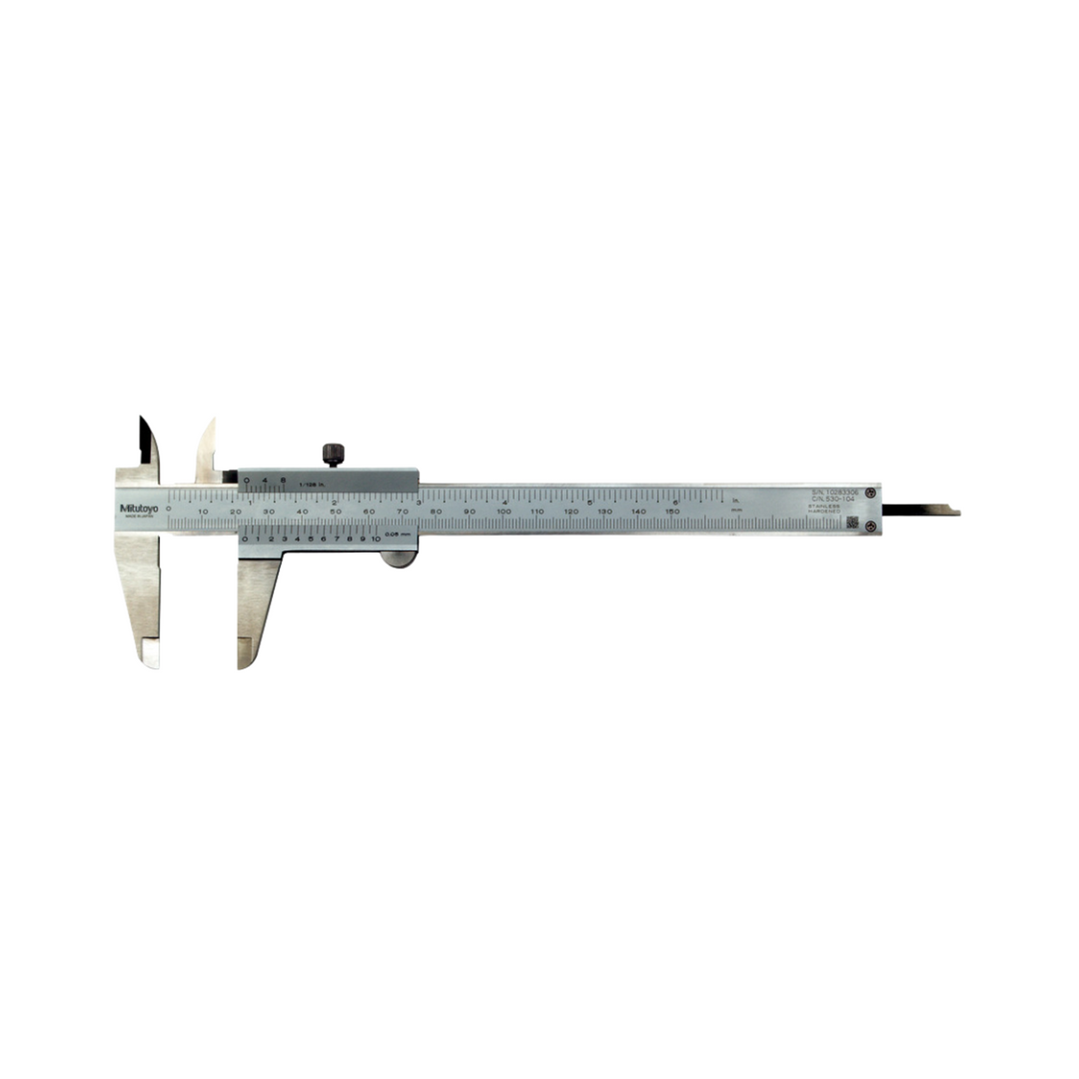 Calibrador vernier, 0 - 6 pulg, graduación 0.05mm Mitutoyo